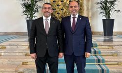 Pamukkale Rektörü Prof. Dr. Mahmut Güngör'den Milletvekili Adem Çalkın'a ziyaret