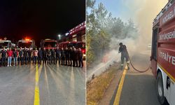 Sakarya'daki yangınla mücadeleye Kocaeli Büyükşehir Belediyesinden destek