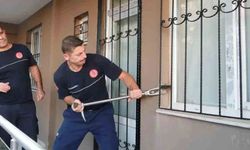 Apartmana yeni taşınan yaşlı çift alarma neden oldu