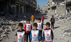 Bursam İyilik Vakfı Gazze'deki çocuklara umut oldu: Tırlar dolusu yardım Gazze'de