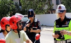 Çanakkale’de jandarmadan motosiklet ve motorlu bisikletlere özel trafik denetimi
