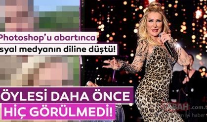 Seda Sayan Photoshop’u abartınca sosyal medyanın diline düştü! Böylesi daha önce hiç görülmedi!