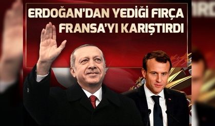 Cumhurbaşkanı Erdoğan'ın fırçası Fransa'yı karıştırdı