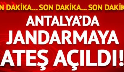 Antalya'da jandarmaya ateş açıldı: 2 asker yaralı