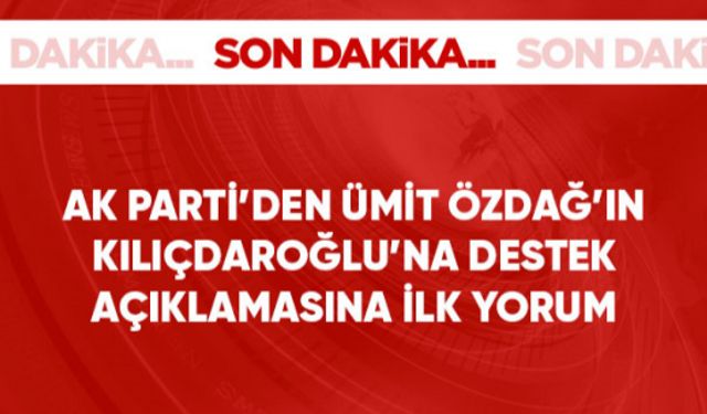AK Parti'den Özdağ'ın 2. tur kararıyla ilgili ilk yorum: Kılıçdaroğlu adaylığının ne kadar zeminsiz olduğunu ilan etti