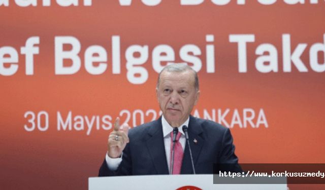 Cumhurbaşkanı Erdoğan: Milleti enflasyona ezdirmeyeceğiz