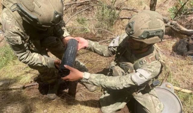 Terör örgütü PKK'ya ait mühimmat ele geçirildi