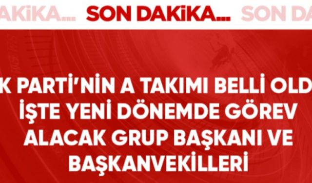 Son Dakika: AK Parti Meclis grubu belli oldu! Grup başkanlığına Abdullah Güler seçildi