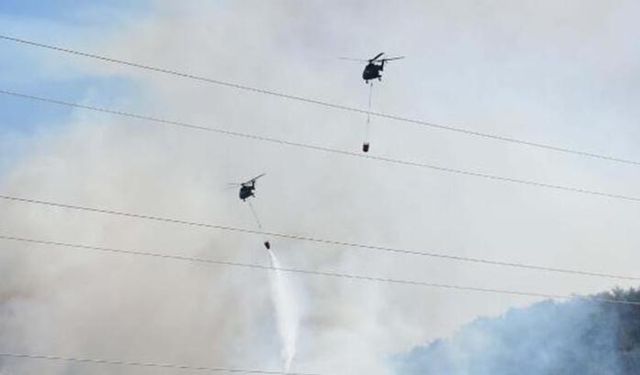 Baraja düşen helikopterdeki 3 mürettebat aranıyor