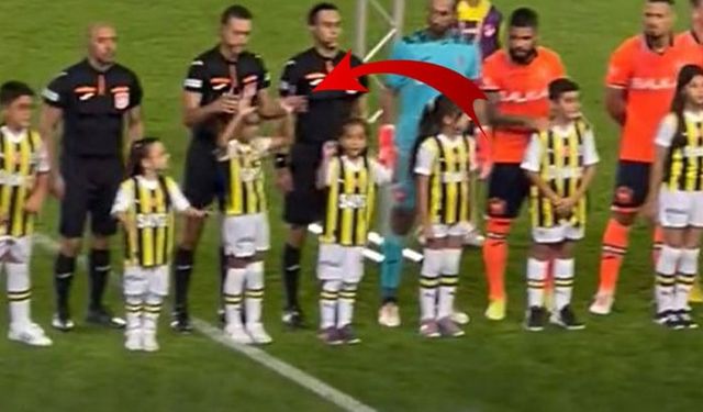 Hakem Zorbay Küçük'ten eliyle 6 işareti yapan Fenerbahçeli çocuğa olay hareket