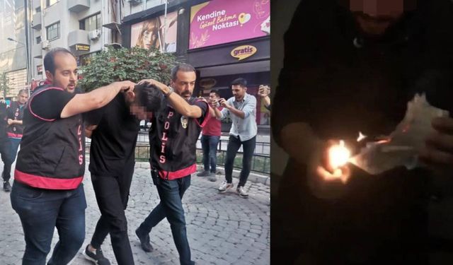 Kuran-ı Kerim'i yırtıp ateşe veren arkadaşını kayda alan sanığa ceza