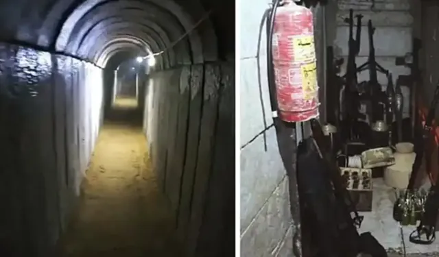 Gazze'deki tüneller ilk kez bu kadar net görüntülendi!