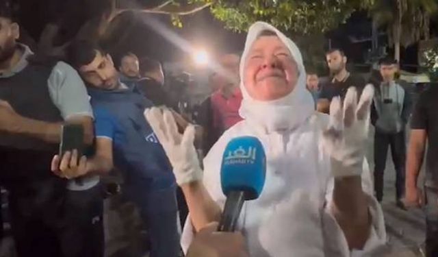 Filistinli hemşire ağlaya ağlaya isyan etti: Ey dünyadakiler neredesiniz?
