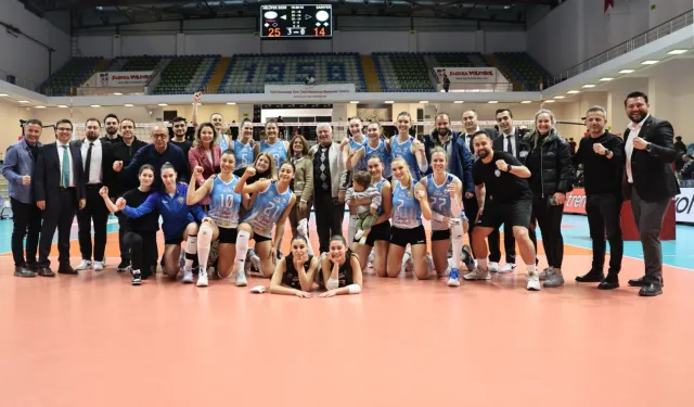 Bursa'da Nilüfer Belediyespor Eker ligi galibiyetle tamamladı