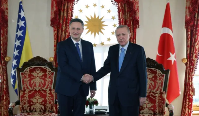 Cumhurbaşkanı Erdoğan, Becirovic'le görüştü