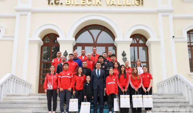 Vali Aygöl, Bilecik’in gururlarını ağırladı