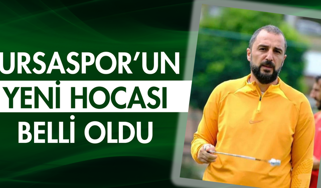 Bursaspor'un yeni hocası belli oldu!