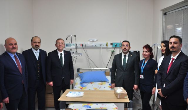 Kars'ta 2. basamak çocuk yoğun bakım ünitesi açıldı