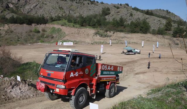 Amasya'da alev avcısı olmak için yarıştılar!