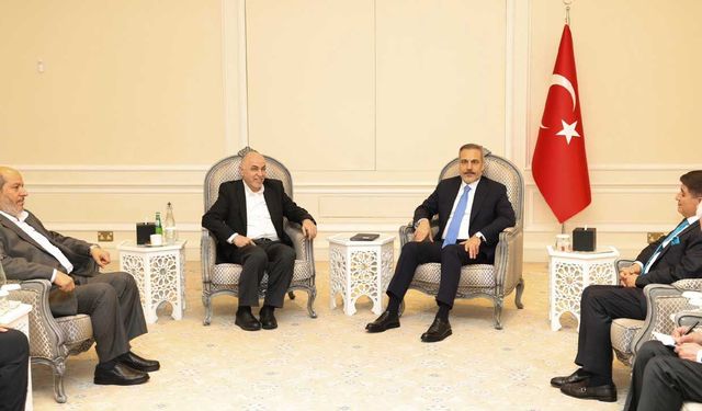 Bakan Fidan, Hamas yetkilileriyle Gazze için görüştü