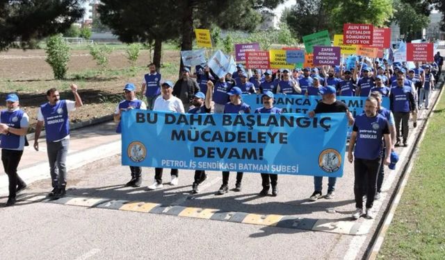 Batman Tüpraş işçileri kararlı