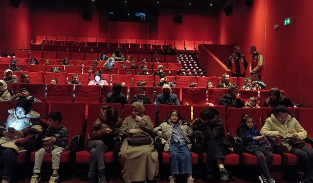 Çocuklar renkli bir etkinlikte buluştu