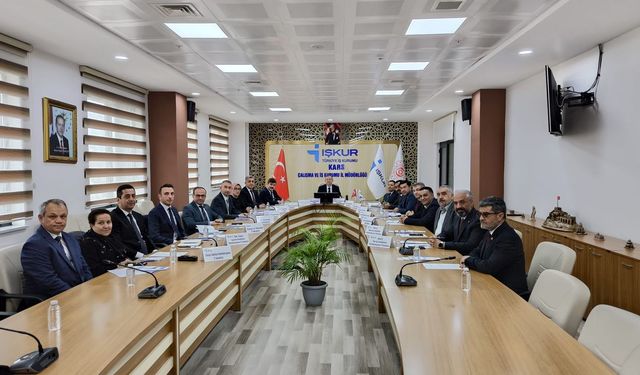 Kars İl İstihdam ve Mesleki Eğitim Kurulu Toplantısı gerçekleştirildi