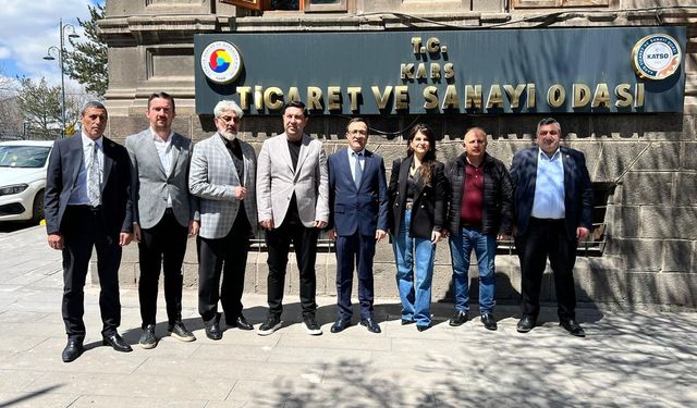 Kars Kent Konseyi’nden Ticaret Odası'na ziyaret...
