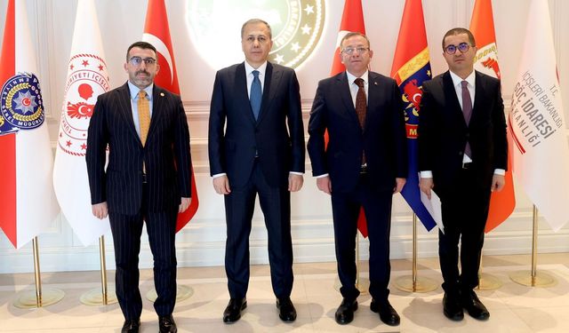 Kars Valisi Ziya Polat, Bakan Yerlikaya ile görüştü