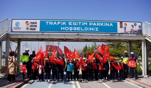 Kocaeli’de Trafik Eğitim Parkı’nda renkli kutlama