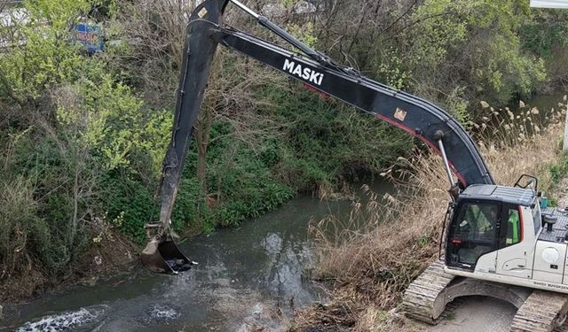 Manisa Güzelköy Deresi’nde hummalı çalışma