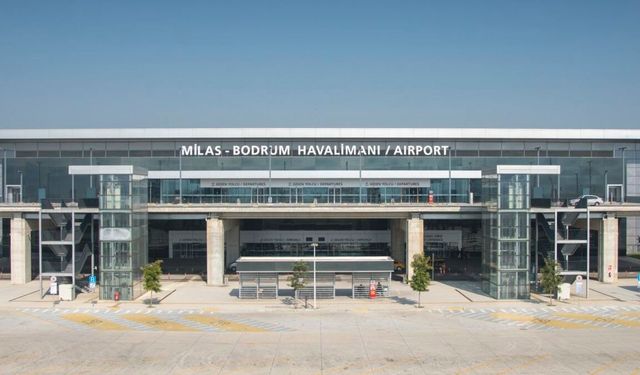 Milas-Bodrum Havalimanı sezonun ilk uçuşunu karşıladı