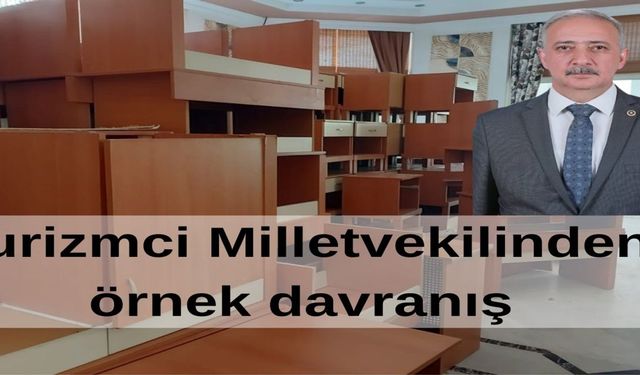 Muğla'da turizmci milletvekilinden örnek davranış