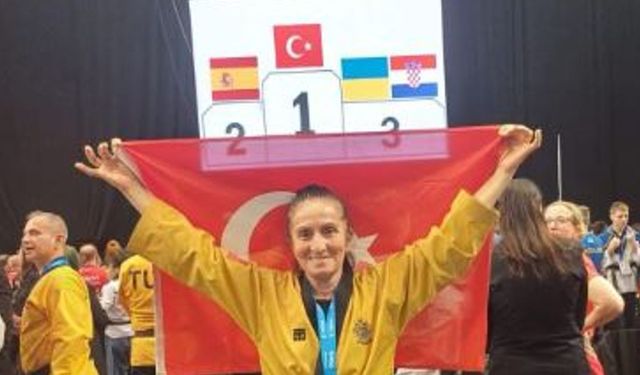 Süper Babaanne Avrupa'da bronz madalya kazandı!