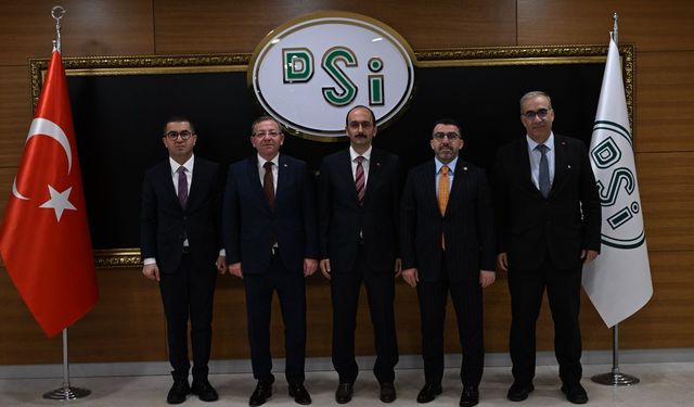 Vali Polat ve Milletvekili Çalkın'dan DSİ Genel Müdürü Balta'ya ziyaret...
