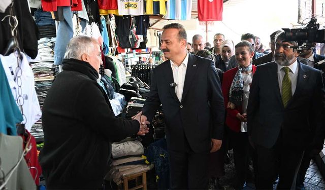 Yavuz Ağıralioğlu, Kahramanmaraş'ta esnafla buluştu