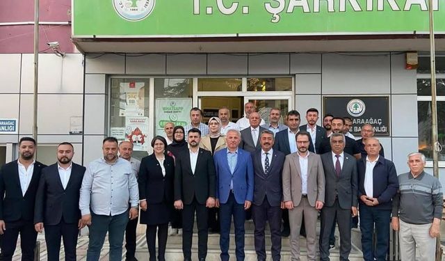 AK Parti heyetinden Şarkikaraağaç’a çıkarma