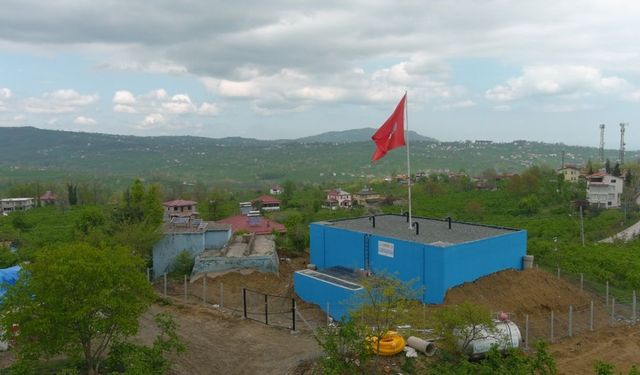 Altınordu Kökenli mahallesinde dev içme suyu deposu