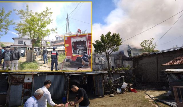 Burdur Kavak Köyü'nde korkutan yangın kısa sürede söndürüldü