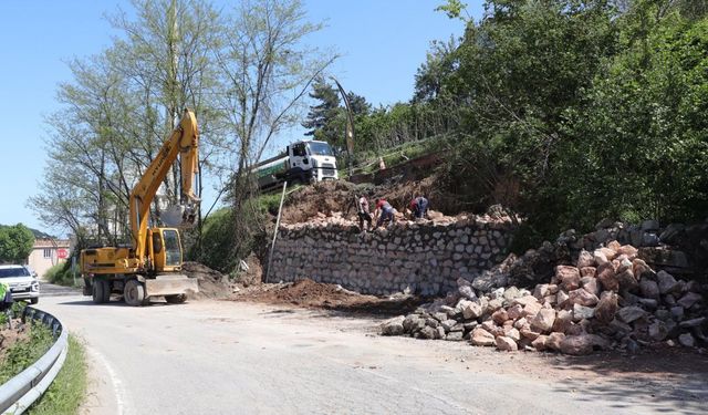 Çamaş'ta yollar güvende