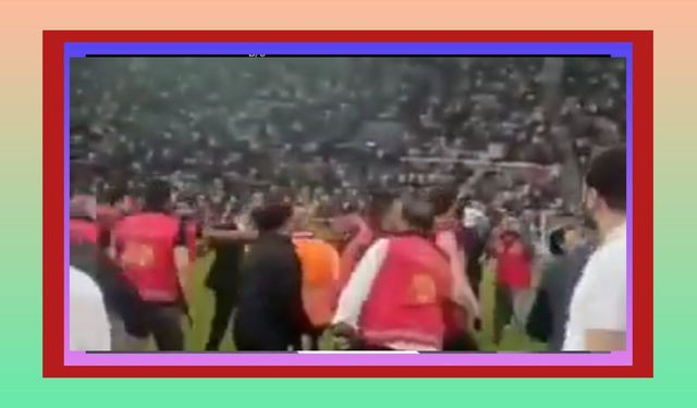 Elazığspor-Vanspor maçı yarıda kaldı