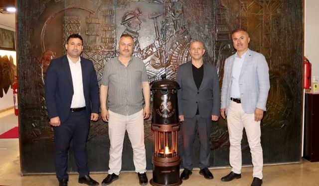 Emekli madenci Ercan Acun'dan GMİS'e ziyaret