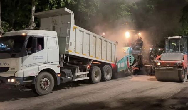 Eski Otogar–Gülkent Kavşağı arasında asfalt yenilemesi yapıldı
