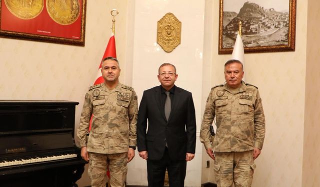 Jandarma Komutanlarından Vali Polat’a ziyaret