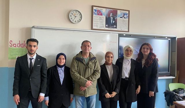 Kars'ta öğretmen adayları anlamlı bir projeye imza attı