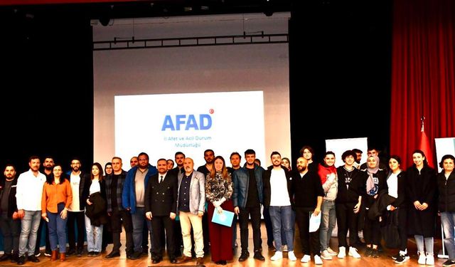KAÜ'de "AFAD’ı Tanıyorum, Afetlere Hazırlanıyorum Programı" gerçekleştirildi