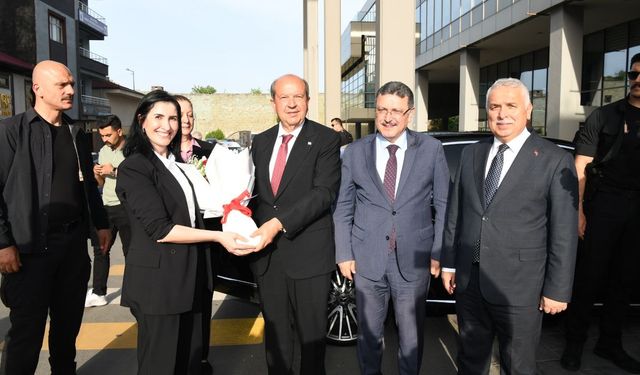 KKTC Cumhurbaşkanı Ersin Tatar, Trabzon'da Başkan Genç’i ziyaret etti