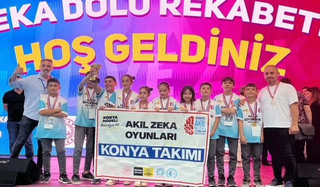 Konyalı öğrencilerden 'Akıl ve Zeka' dolu başarı