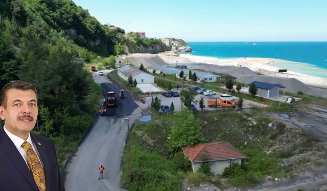 Kurban Bayramı öncesi bağlantı yolu asfaltlandı
