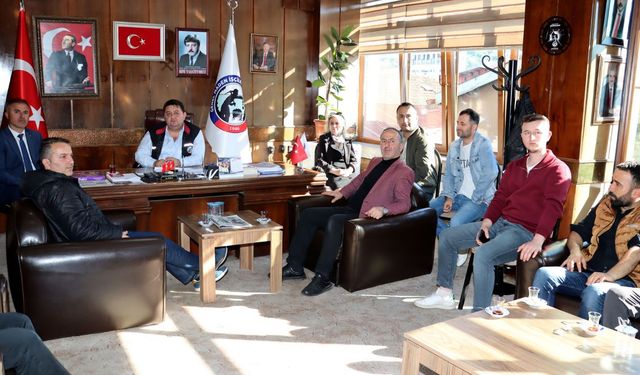 Merkez Atölyesi işçilerinden GMİS'e ziyaret